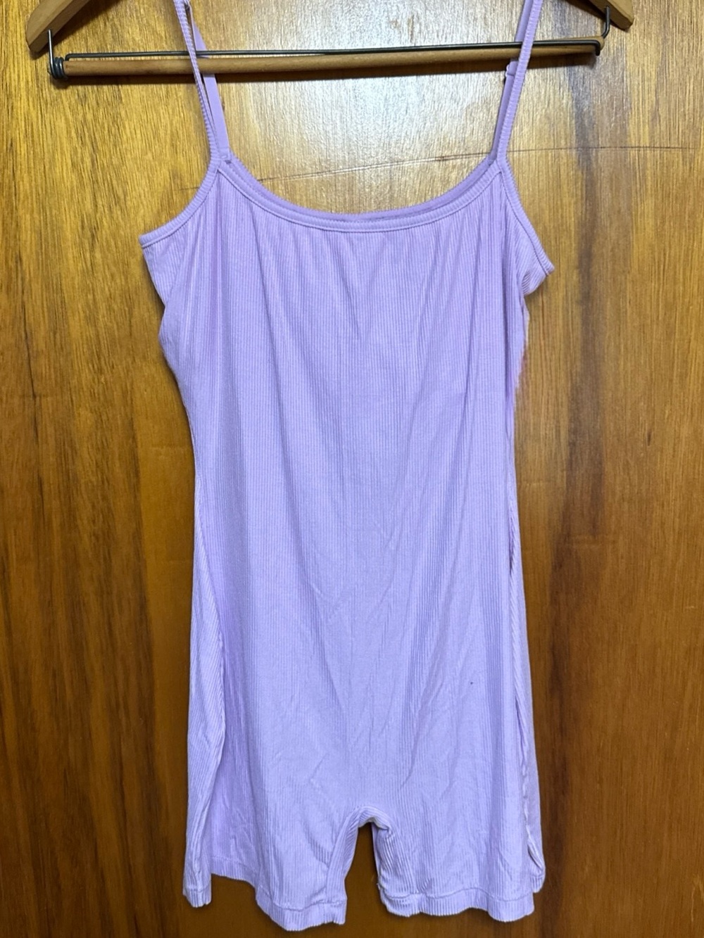 Skims Women's Soft lounge scoop bodysuit in sugar plum size small cozy